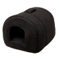 Preview: Teddy Nest Katzenbett - Schwarz - 37 x 48 x 30 cm